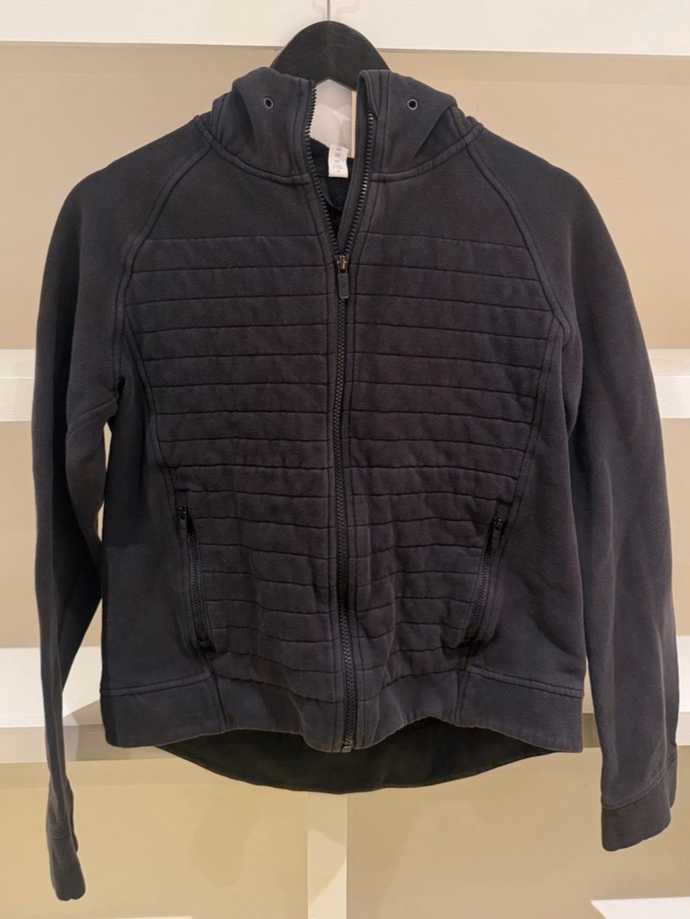 lululemon black hoodie (size women's 8)